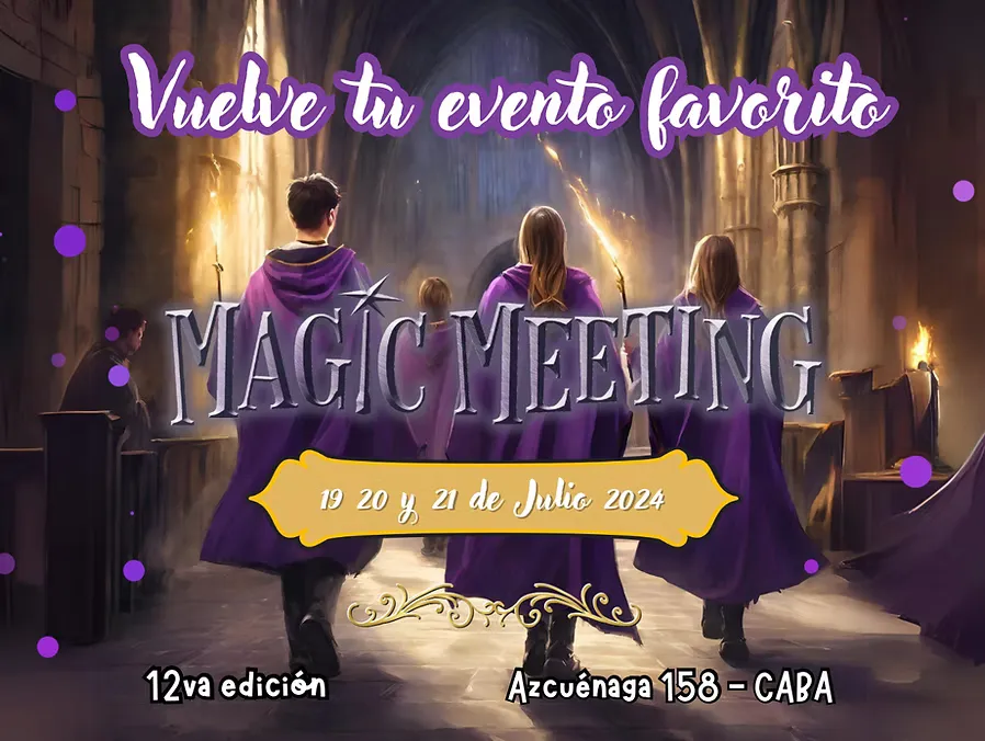El evento para los amantes del mundo magico.